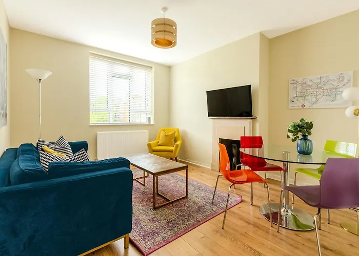 Bright Modern 1 Bedroom Flat, 5 Min To Vauxhall St